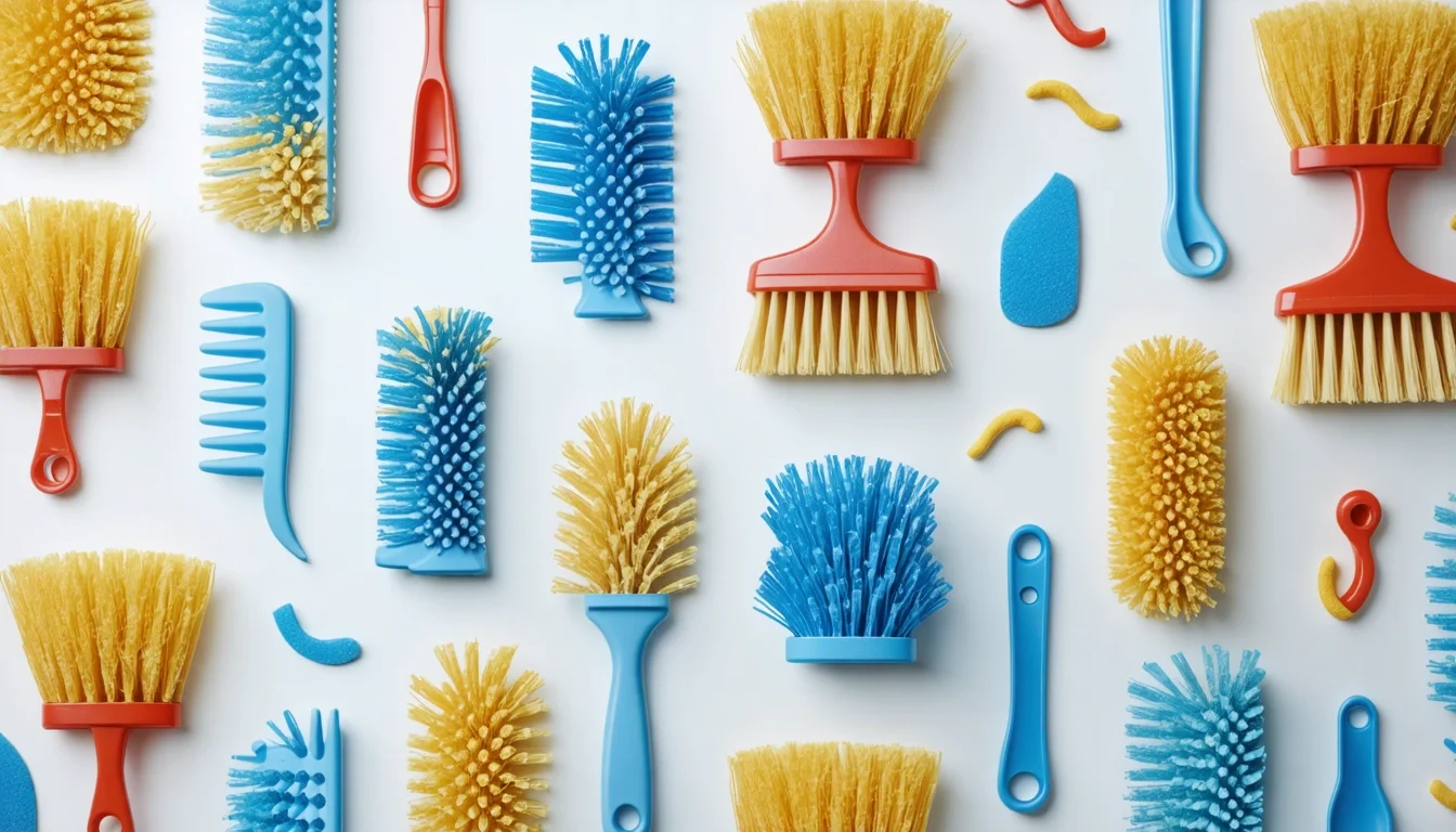 Poppy House Cleaning background pattern