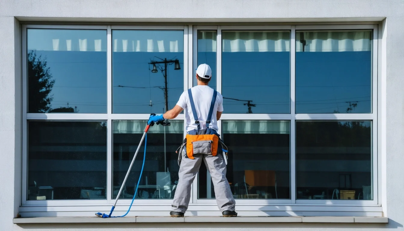 Interior window cleaning for move-out in Palm Springs